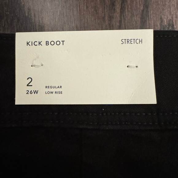 American Eagle Kickboot black pants size 2R NWT - Picture 3 of 4